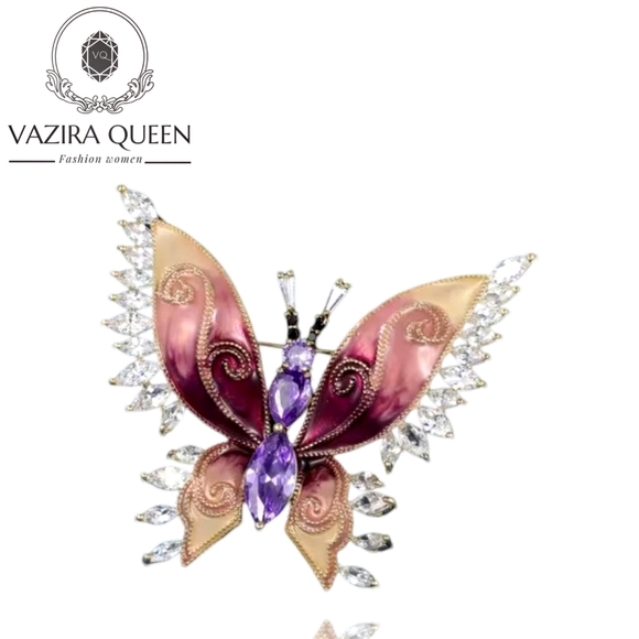 VQ Butterfly Brooch - Picture 1 of 4